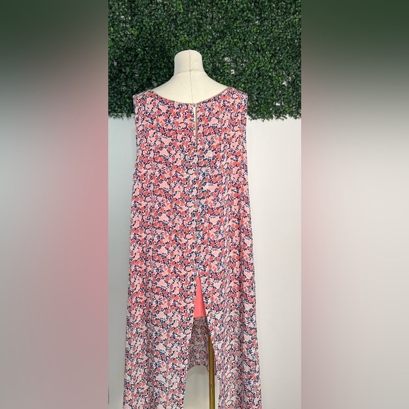Torrid NWT Pink Floral Sleeveless Sheer Tunic Size 4X - Picture 5 of 8